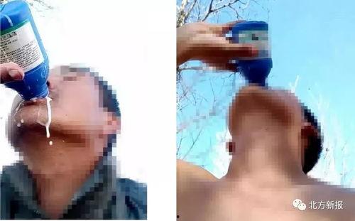 旋风哥喝农药视频,一场意外的生死较量